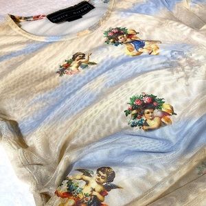 Polly & Esther Sheer Angelic Tee 👼